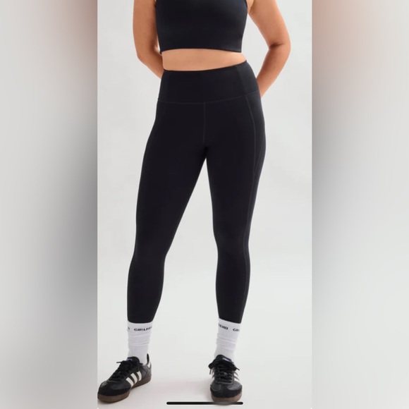 GIRLFRIEND COLLECTIVE Compressive High-Rise Black Leggings Medium - Picture 1 of 7